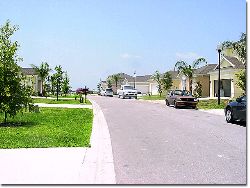Manicured lawns